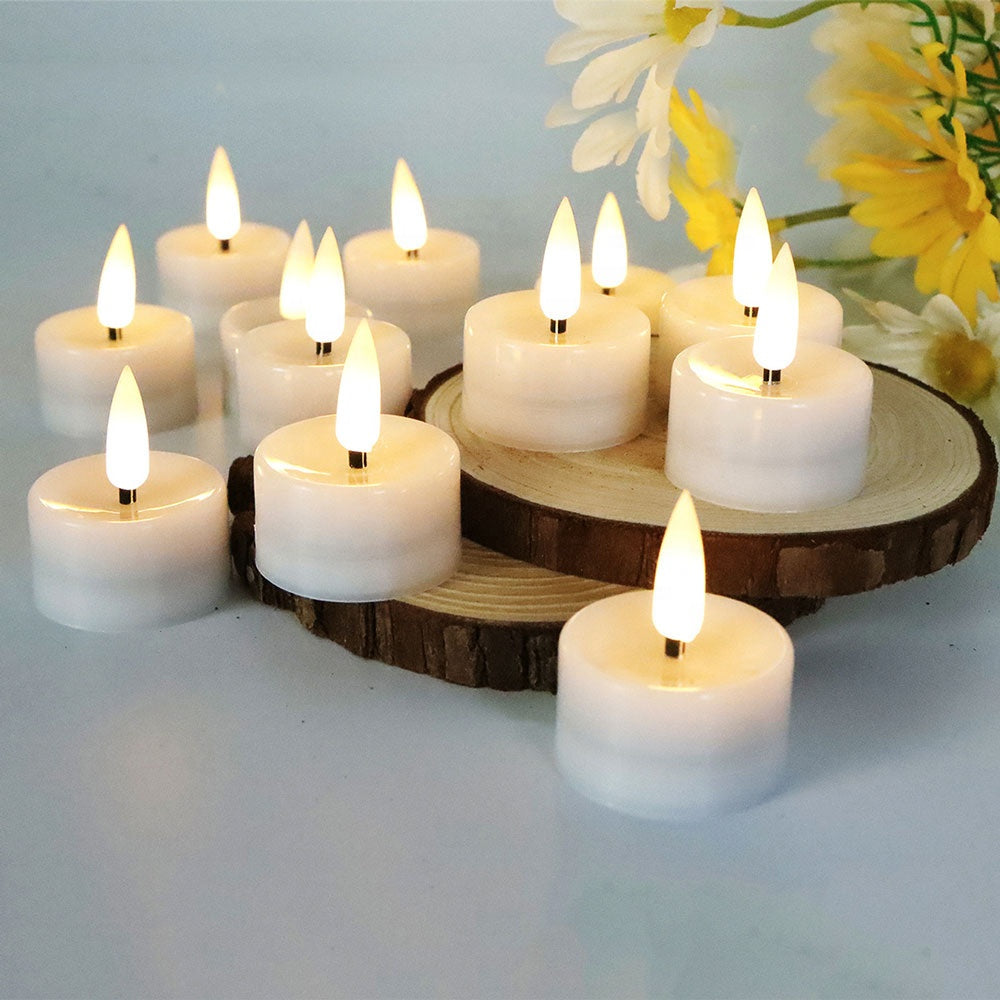 Moonova™ | 6 Packs RGB LED Flameless Tea Light Candles  🕯️✨