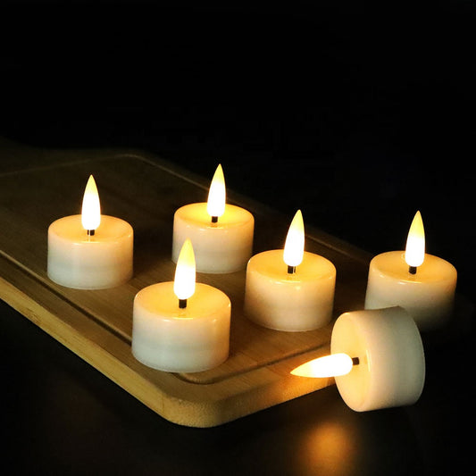 Moonova™ | 6 Packs RGB LED Flameless Tea Light Candles  🕯️✨