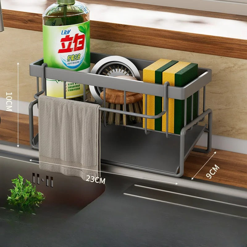 Moonova™ | Stainless Steel Kitchen Sink Drain Rack Organizer